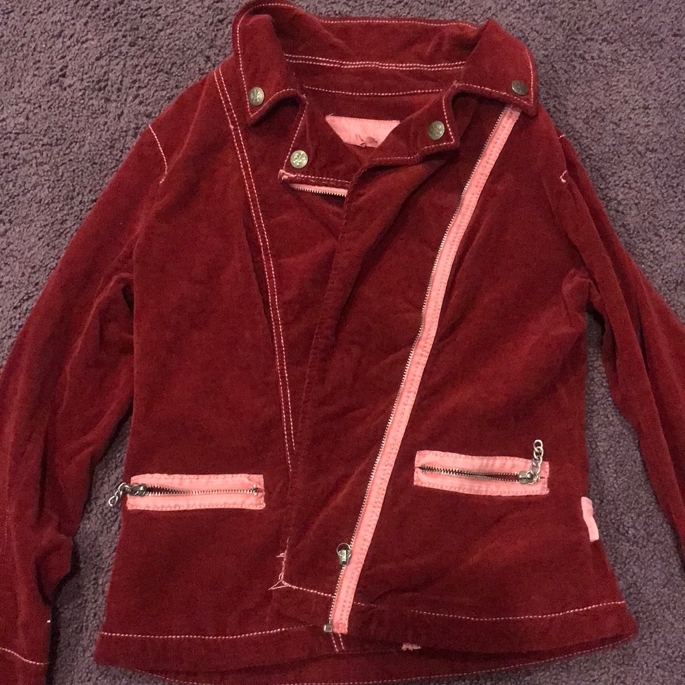 Corduroy red jacket